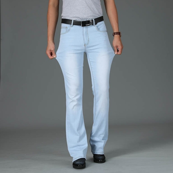 Classic High Rise - Mens Bell Bottoms Flares - White | Bell bottoms, Disco  pants, Flares